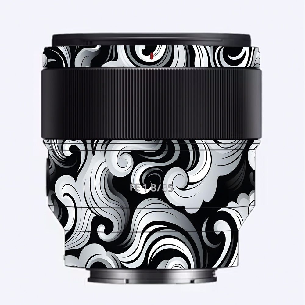 Smoke Swirl Sony 85mm 1.8 Camera Lens Skin