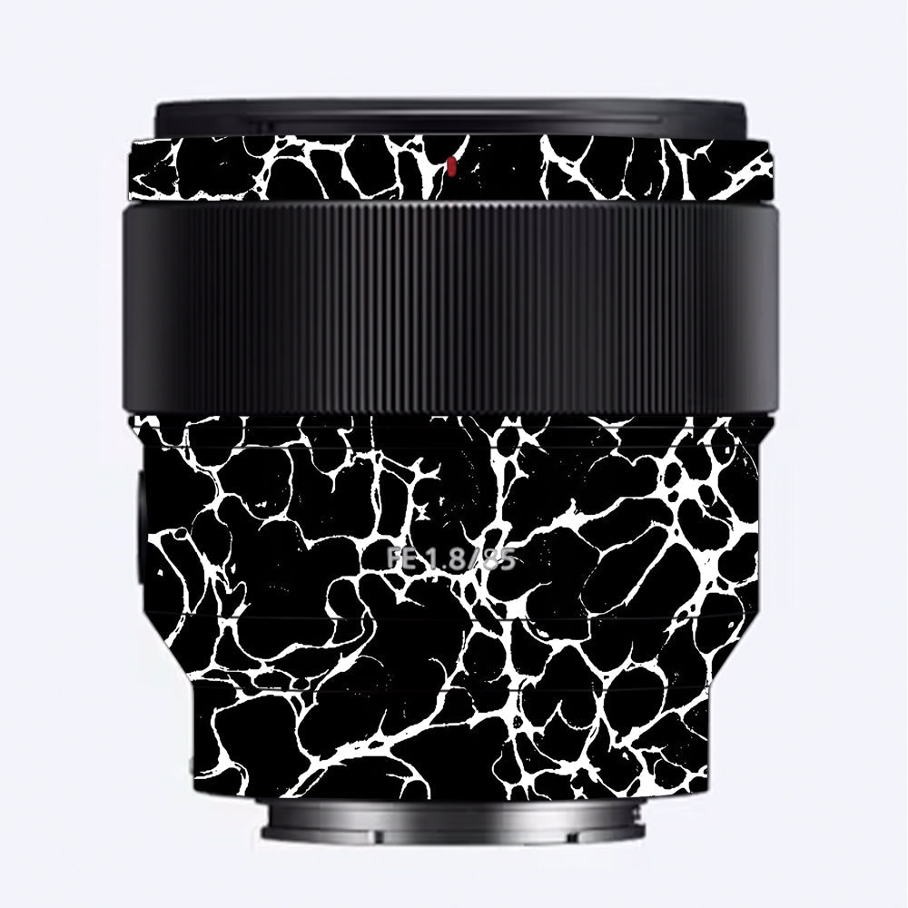 White Web Sony 85mm 1.8 Camera Lens Skin