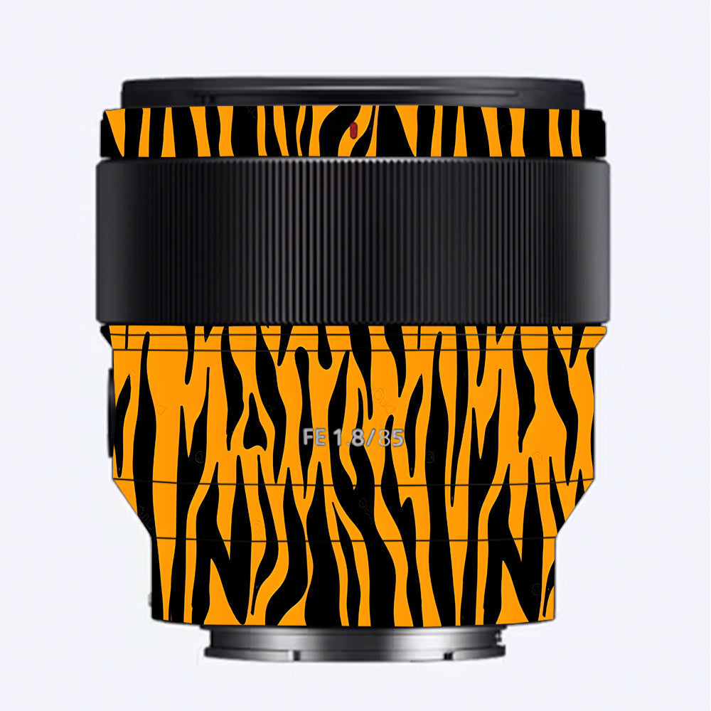 Savanna Tiger Stripes Sony FE 85mm f/1.8 Camera Lens Skin