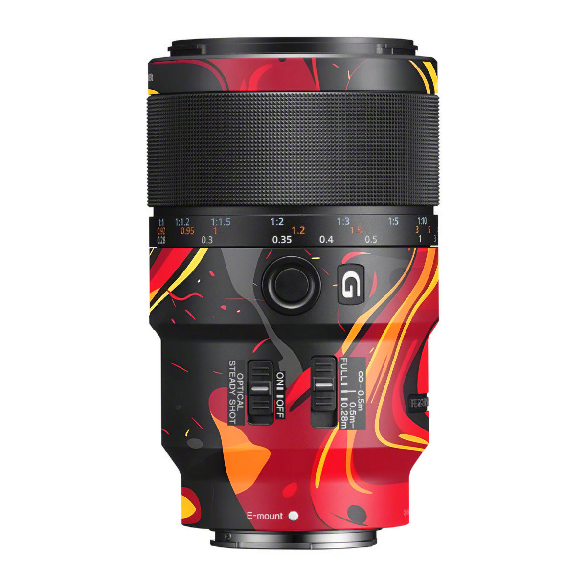 Lava Burst Sony FE 90mm F/2.8 Macro OSS Camera Lens Skin