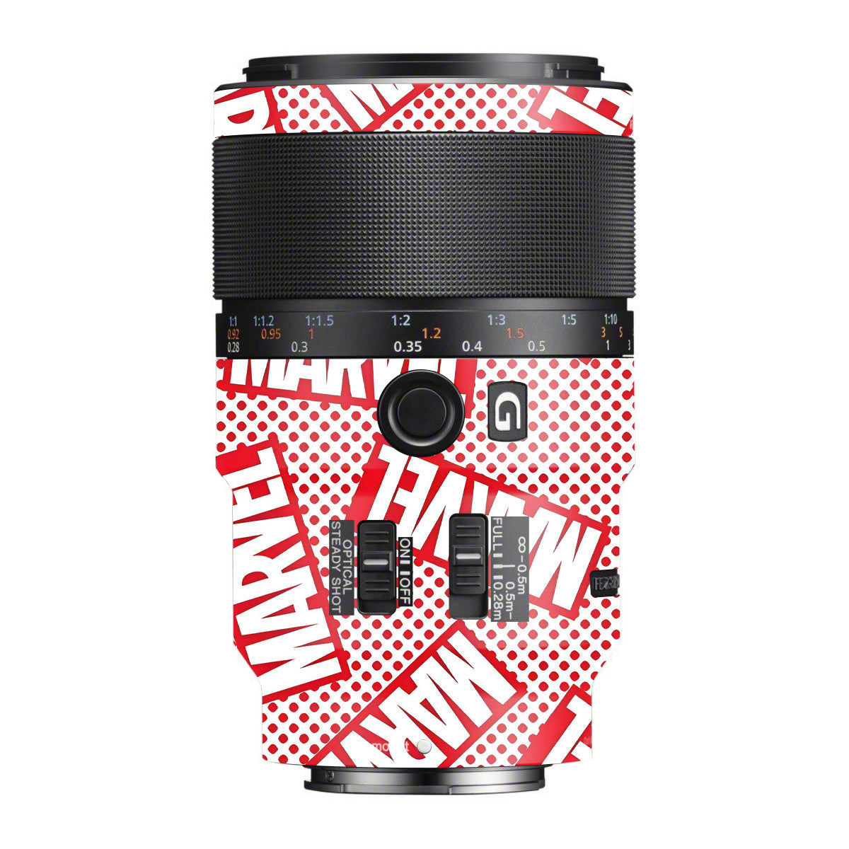 Marvel Comics Sony FE 90mm F/2.8 Macro OSS Camera Lens Skin