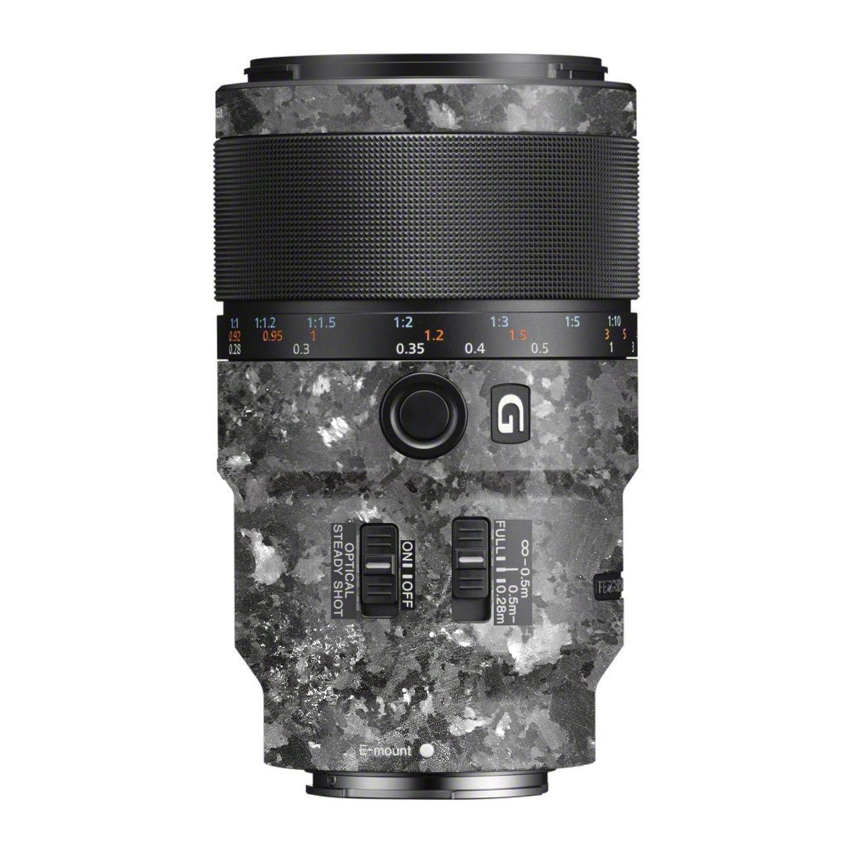 Black Granite Sony FE 90mm F/2.8 Macro OSS Camera Lens Skin