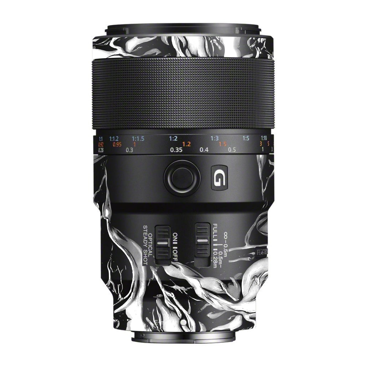 Venom Black Sony FE 90mm F/2.8 Macro OSS Camera Lens Skin