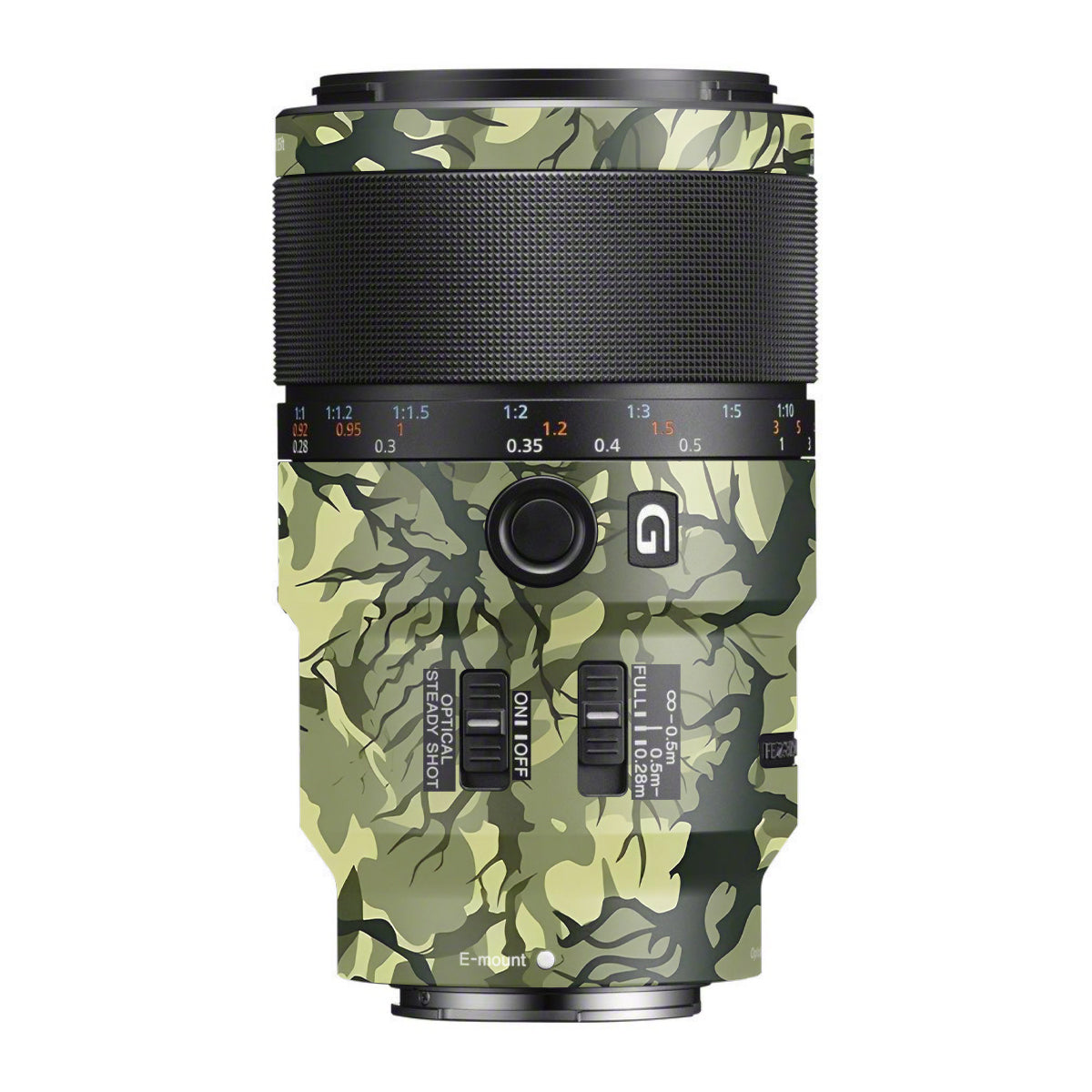 Green Tangled Vines Sony FE 90mm F/2.8 Macro OSS Camera Lens Skin