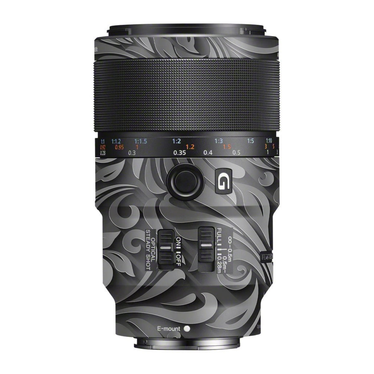 Shadow Swirl Sony FE 90mm F/2.8 Macro OSS Camera Lens Skin