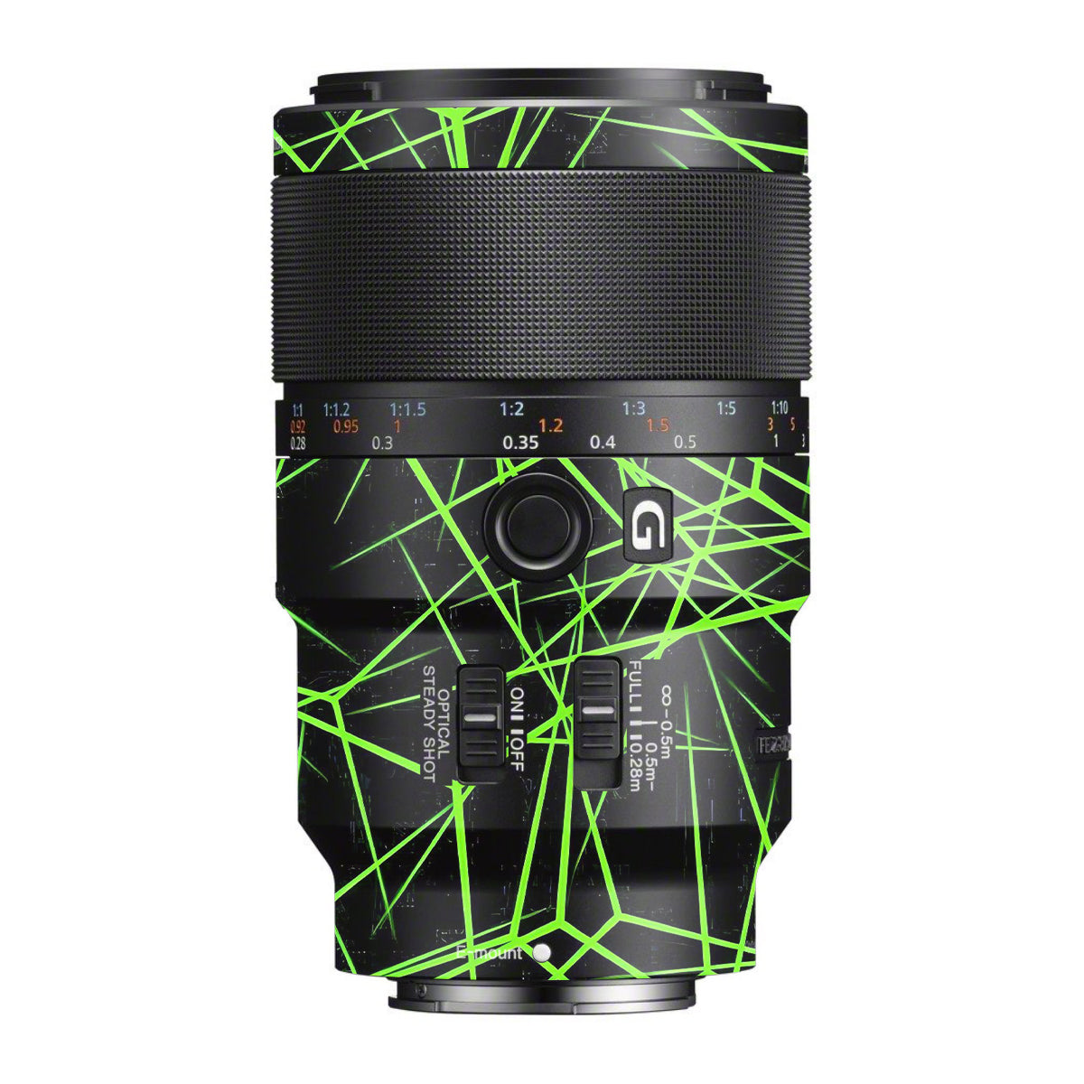 Neon Grid Sony FE 90mm F/2.8 Macro OSS Camera Lens Skin