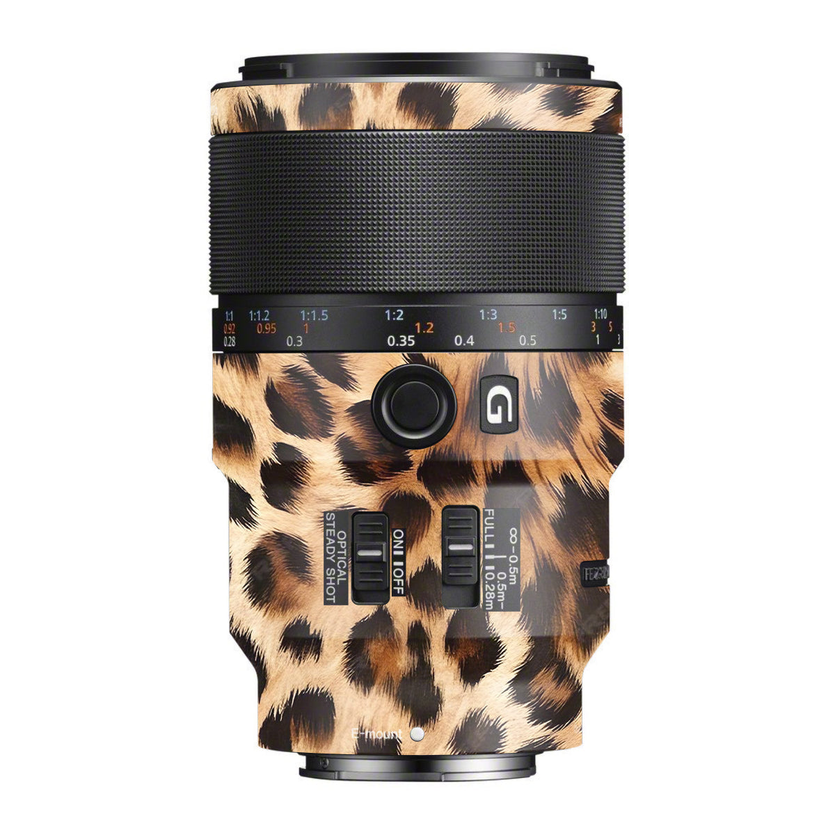 Classic Leopard Spots Sony FE 90mm F/2.8 Macro OSS Camera Lens Skin