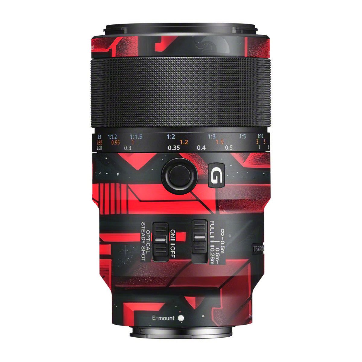 Cyber Maze Circuit Sony FE 90mm F/2.8 Macro OSS Camera Lens Skin