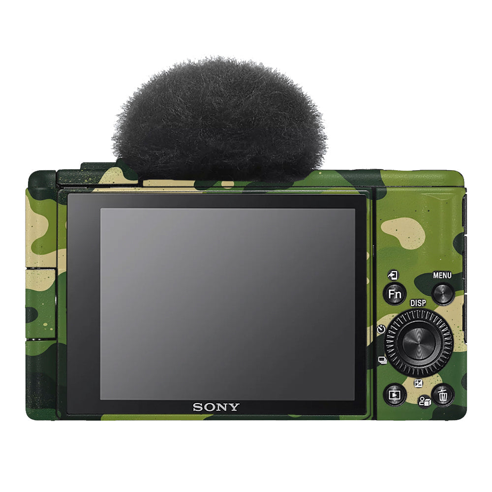 Camouflage Pattern Sony ZV-1F Camera Skins