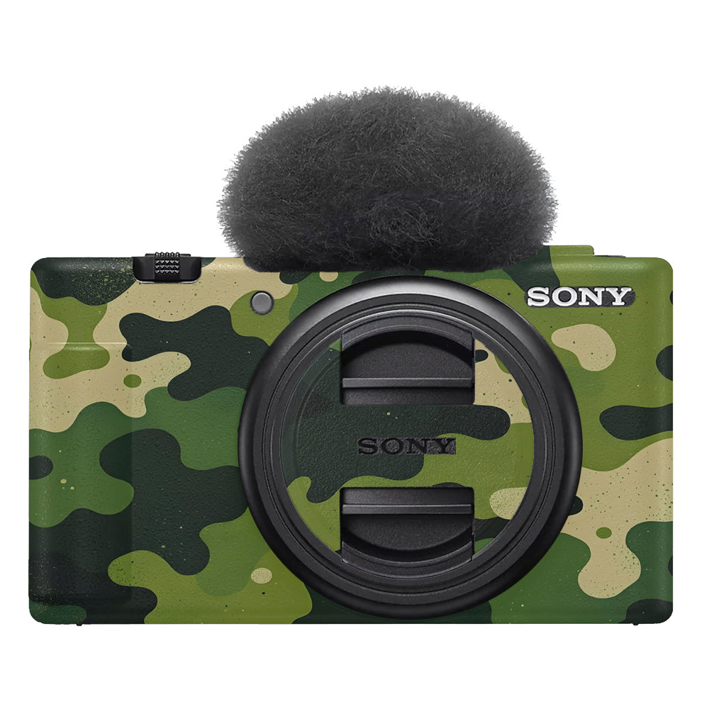 Camouflage Pattern Sony ZV-1F Camera Skins