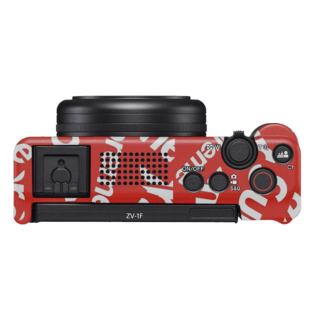 Supreme Red Sony ZV-1F Camera Skins
