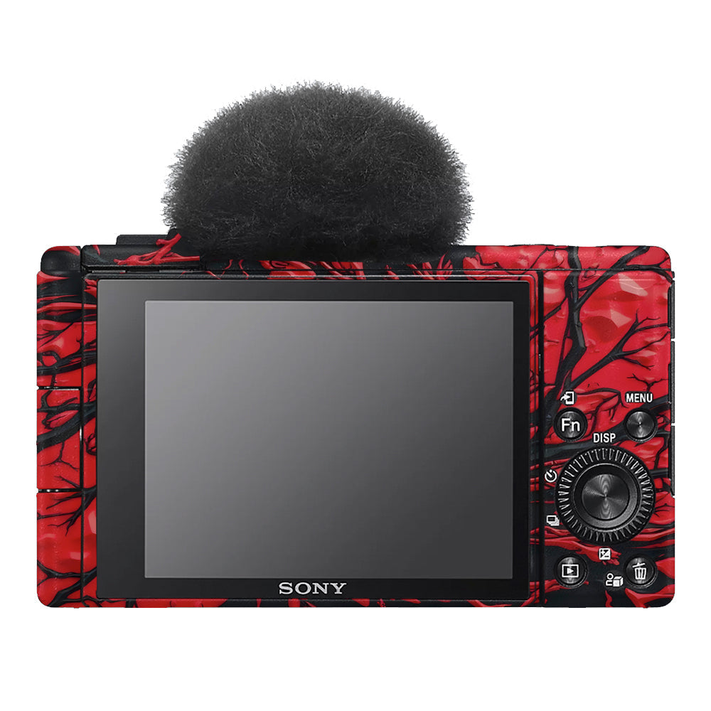 Venom Red Sony ZV-1F Camera Skins