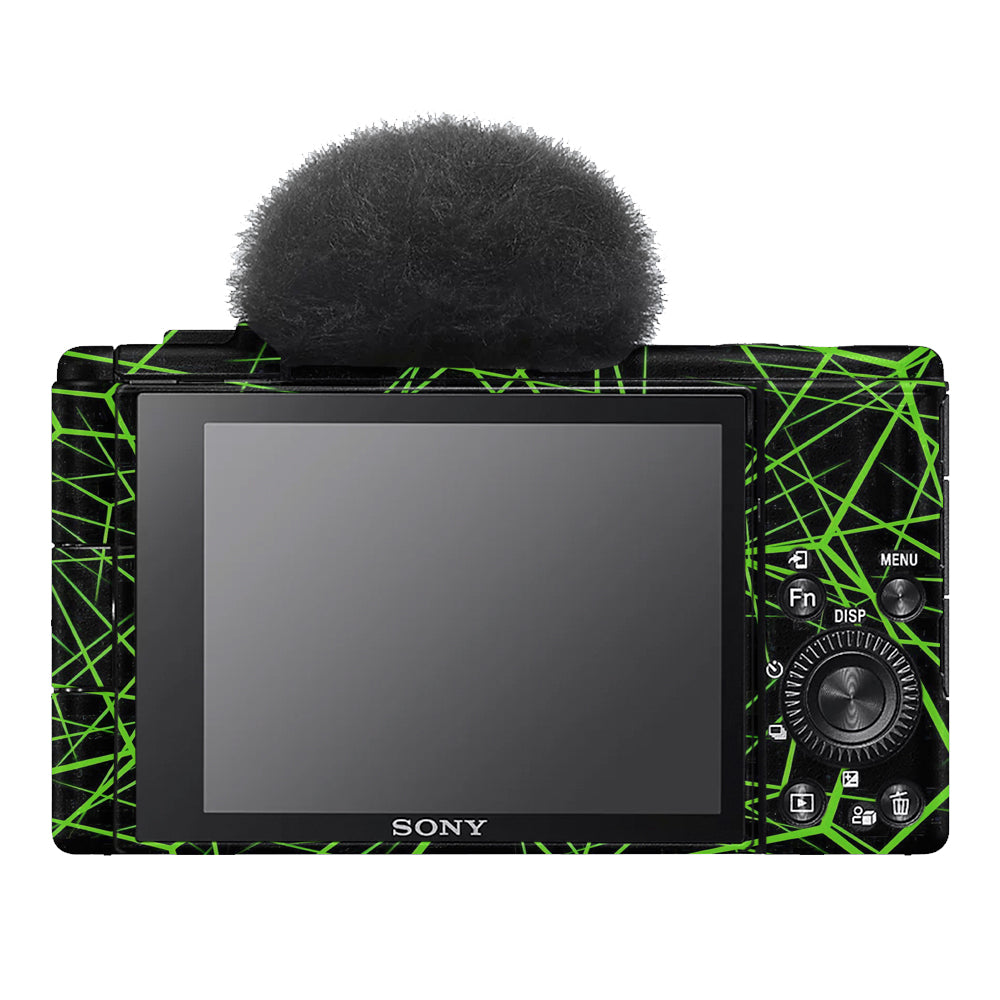 Neon Grid Sony ZV-1F Camera Skins