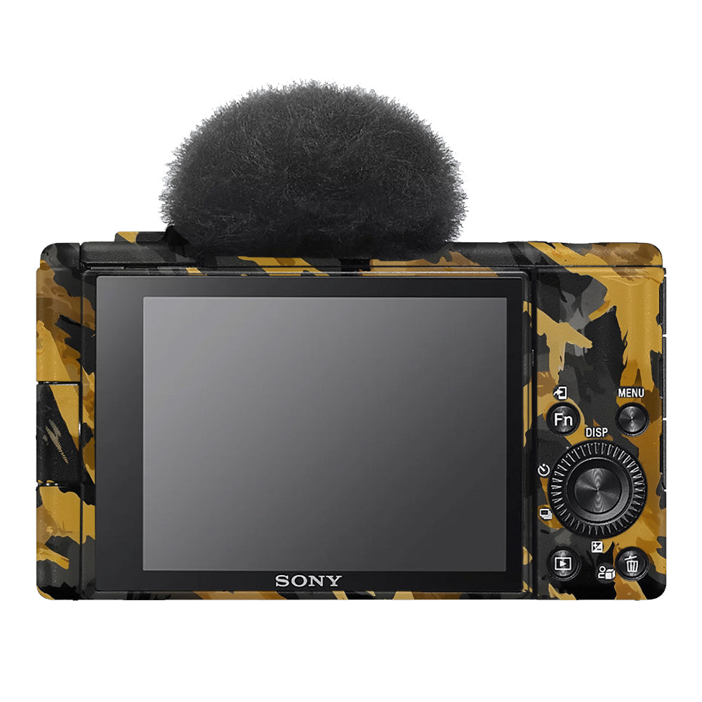 Camo Tiger Blend Sony ZV-1F Camera Skins