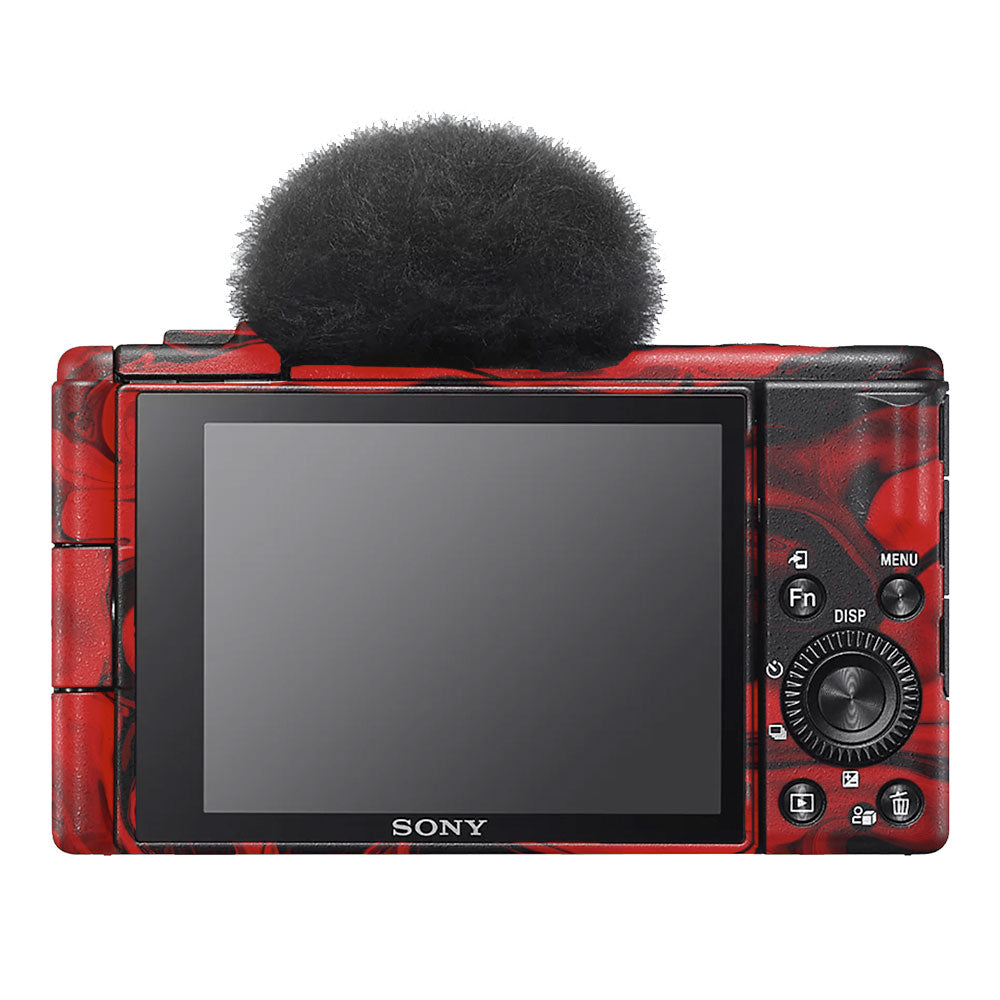Red Lava Flow Sony ZV-1F Camera Skin