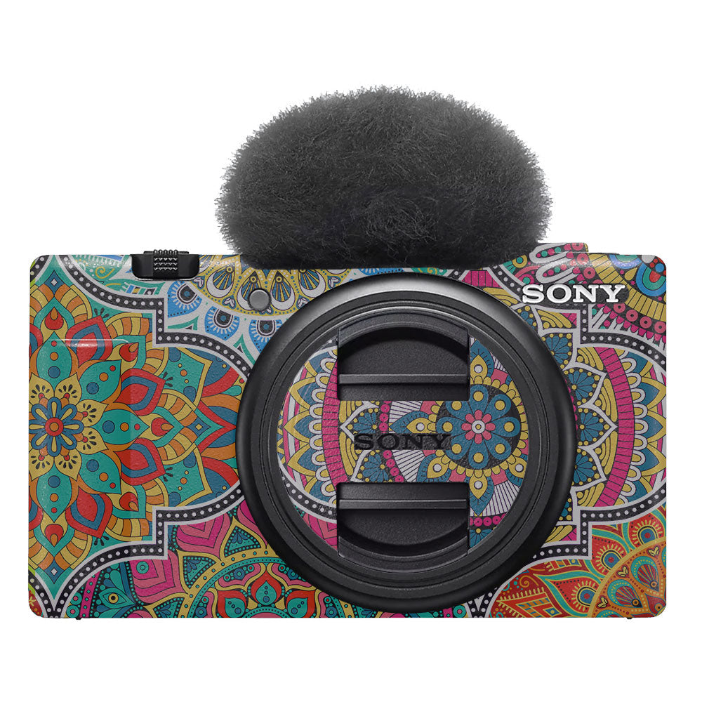 Boho Mandala Tile Pattern Sony ZV-1F Camera Skin