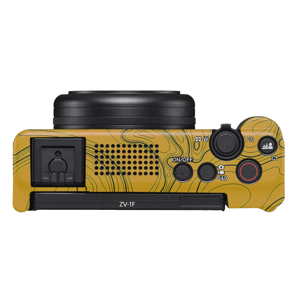 Topographic Map Pattern Sony ZV-1F Camera Skin