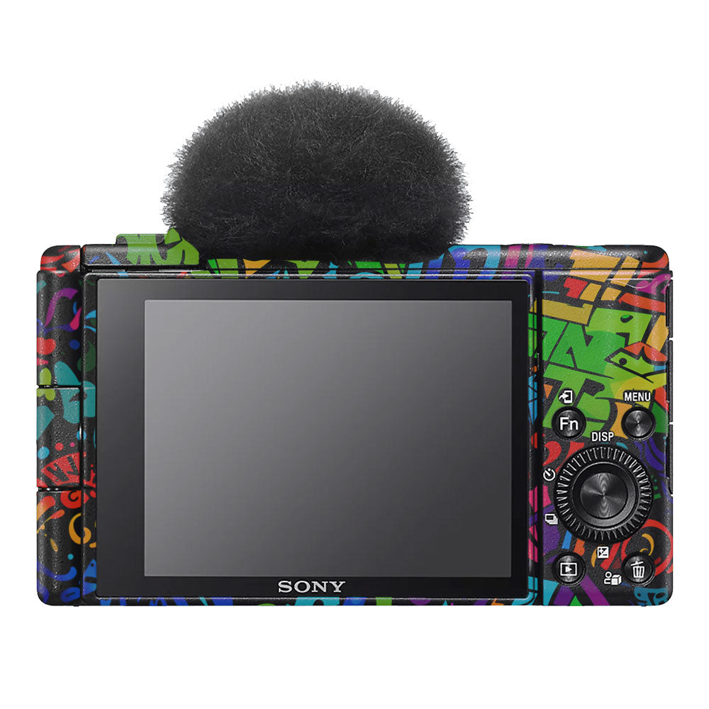Colorful Urban Street Art Lettering Sony ZV-1F Camera Skin