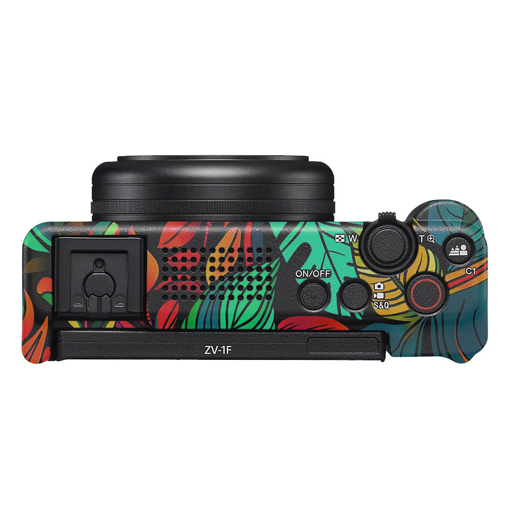 Tropical Jungle Leaves Sony ZV-1F Camera Skin