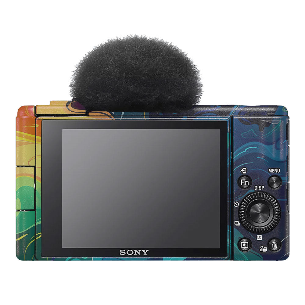 Rainbow Liquid Fusion Sony ZV-1F Camera Skin