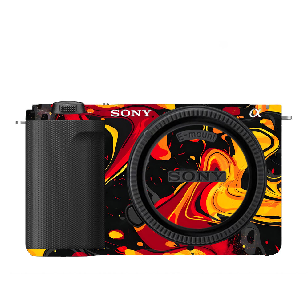 Lava Burst Sony ZV-E10 Camera Skins