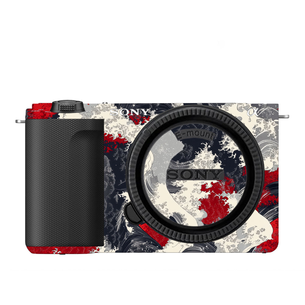 Abstract Waves Sony ZV-E10 Camera Skin