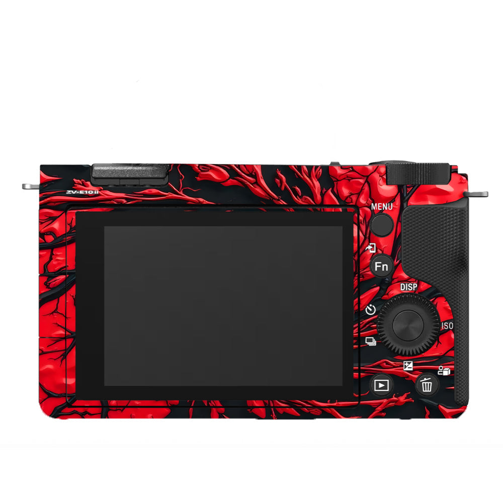 Venom Red Sony ZV-E10 Camera Skins
