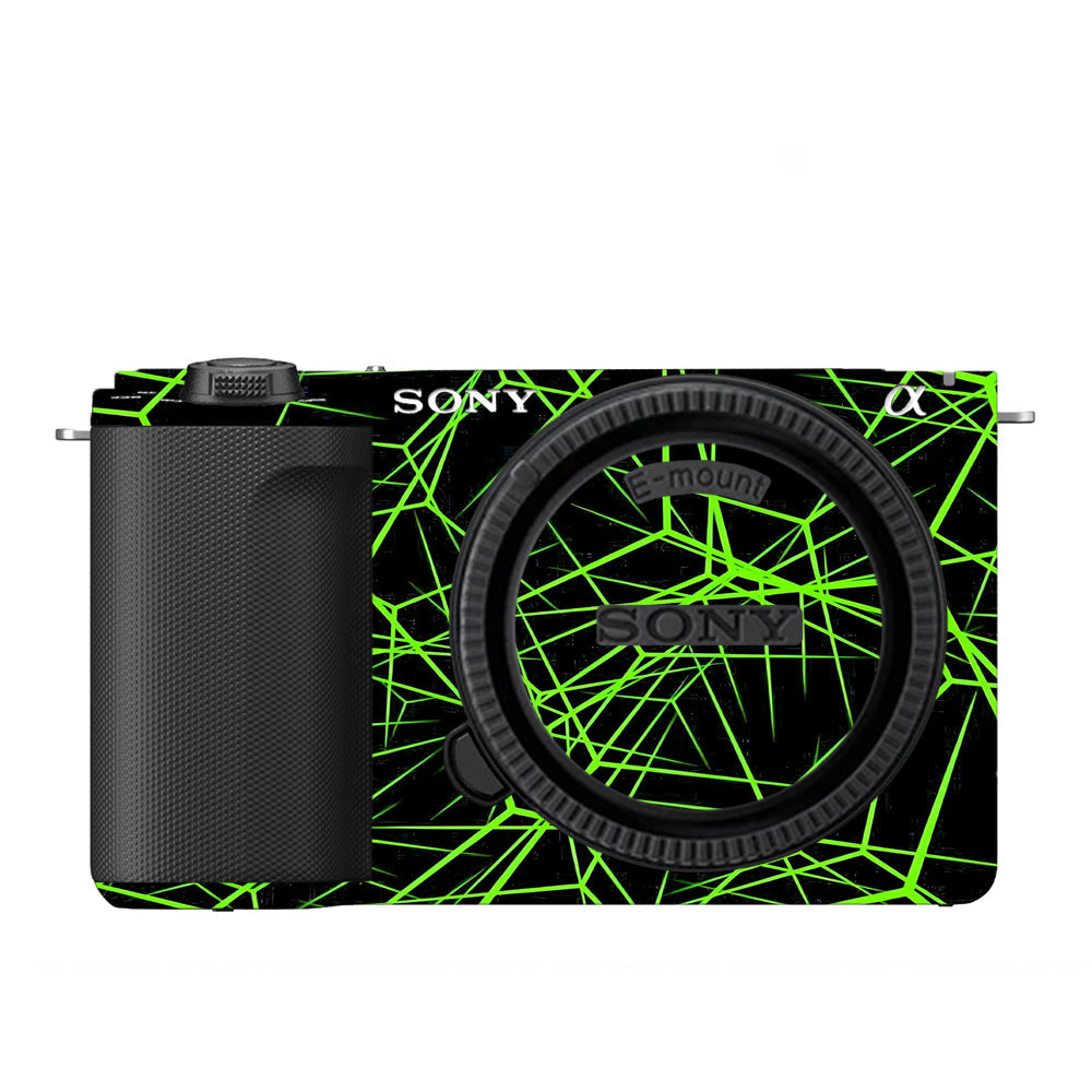 Neon Grid Sony ZV-E10 Camera Skins