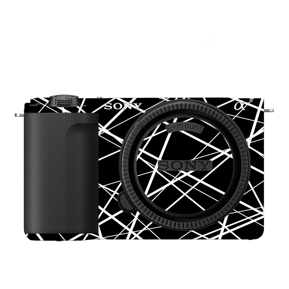 Mono Grid Sony ZV-E10 Camera Skins
