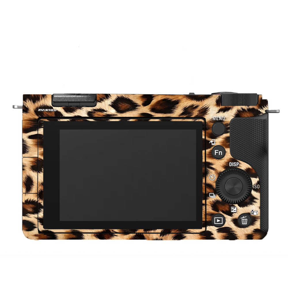 Classic Leopard Spots Sony ZV-E10 Camera Skins