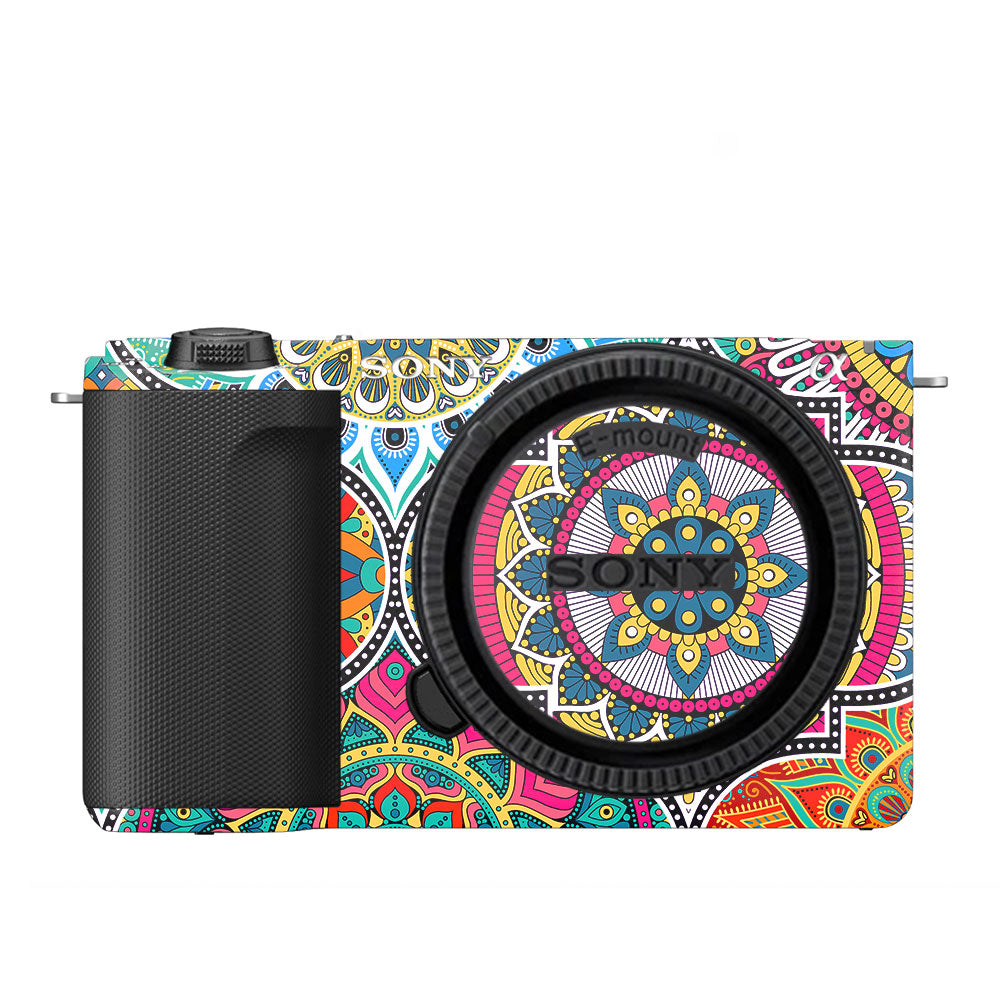 Boho Mandala Tile Pattern Sony ZV-E10 Camera Skin