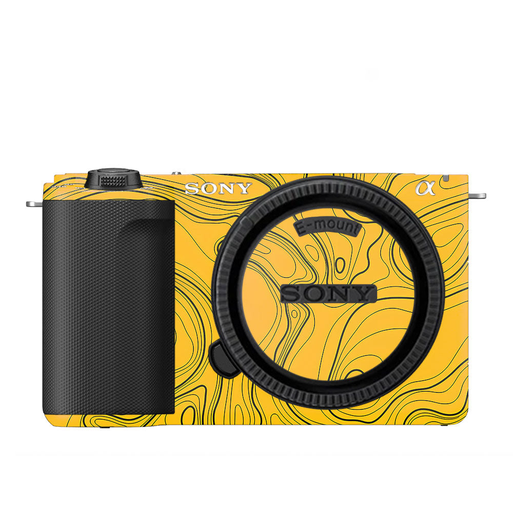 Topographic Map Pattern Sony ZV-E10 Camera Skin