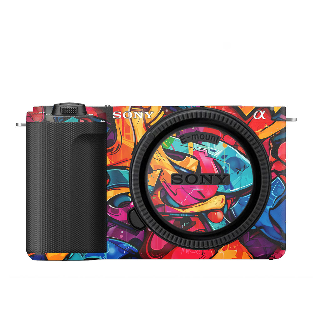 Urban Graffiti Explosion Sony ZV-E10 Camera Skin