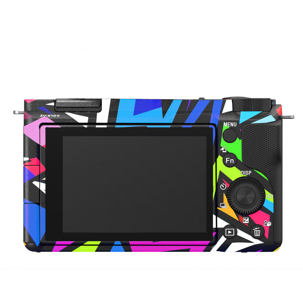 Bold Geometric Pop Sony ZV-E10 Camera Skin