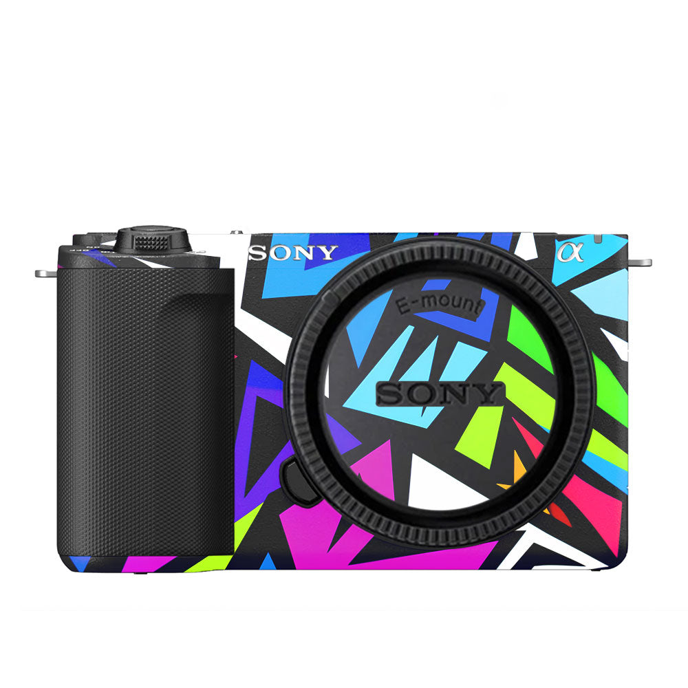 Bold Geometric Pop Sony ZV-E10 Camera Skin