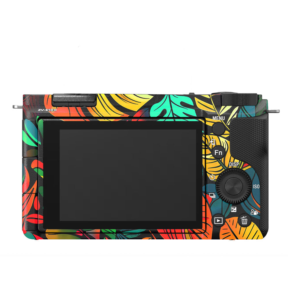 Tropical Jungle Leaves Sony ZV-E10 Camera Skin