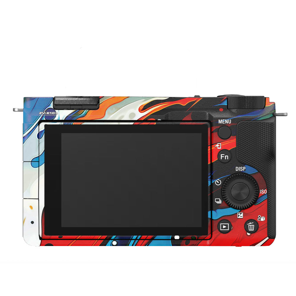 Fire & Ice Flow Sony ZV-E10 Camera Skin
