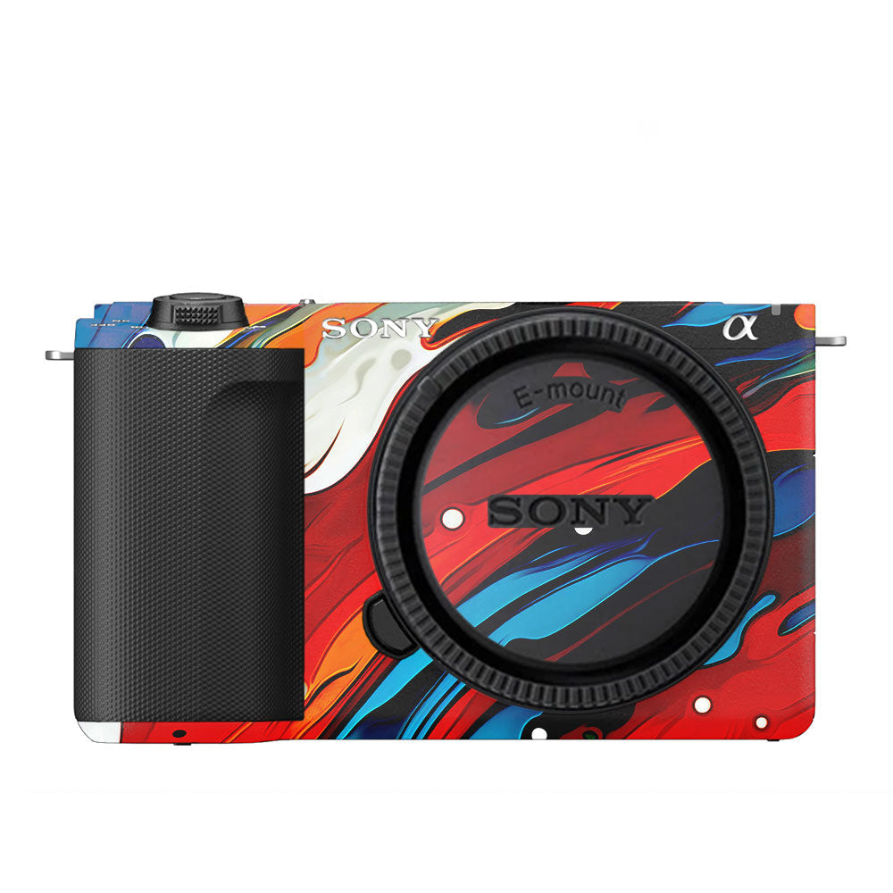 Fire & Ice Flow Sony ZV-E10 Camera Skin
