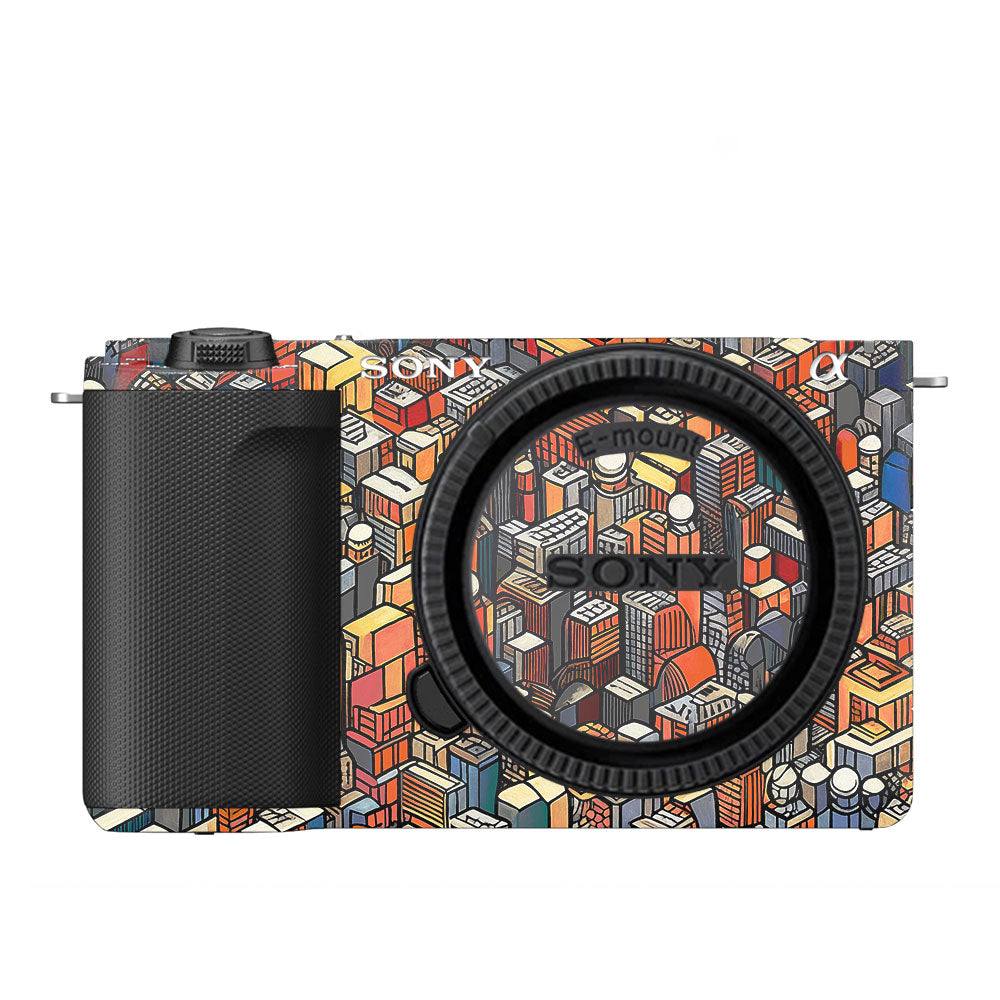 Isometric Cityscape Sony ZV-E10 Camera Skin