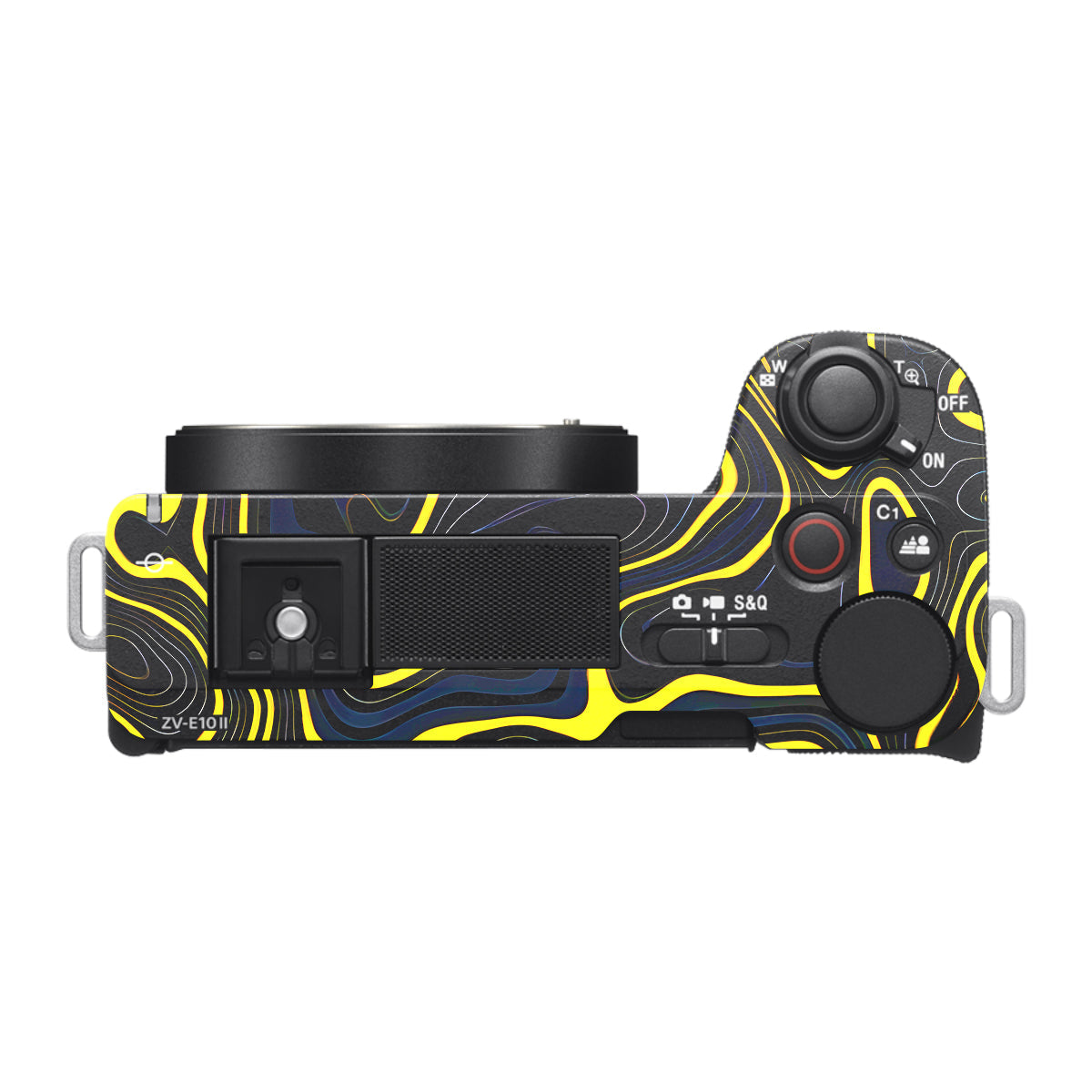 Neon Lava Contours Sony ZV-E10 Mark II Camera Skin
