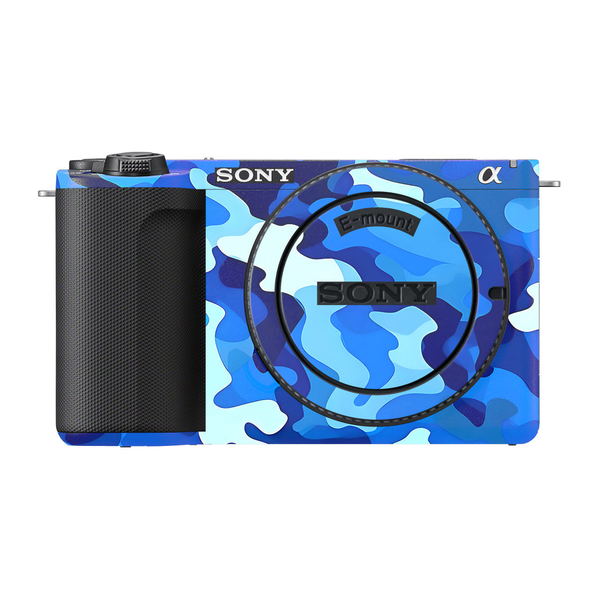 Arctic Blue Camo Pattern Sony ZV-E10 Mark II Camera Skin