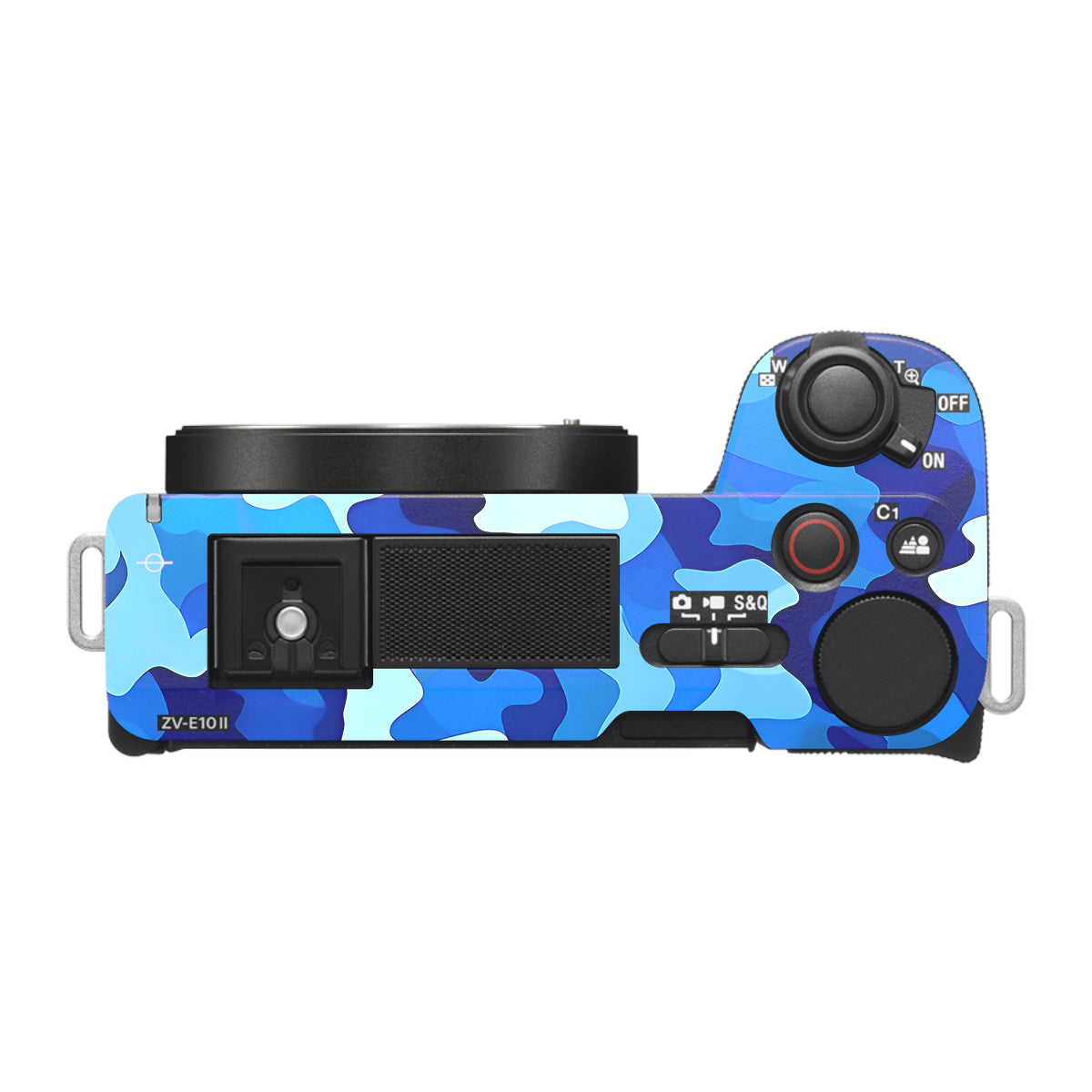 Arctic Blue Camo Pattern Sony ZV-E10 Mark II Camera Skin