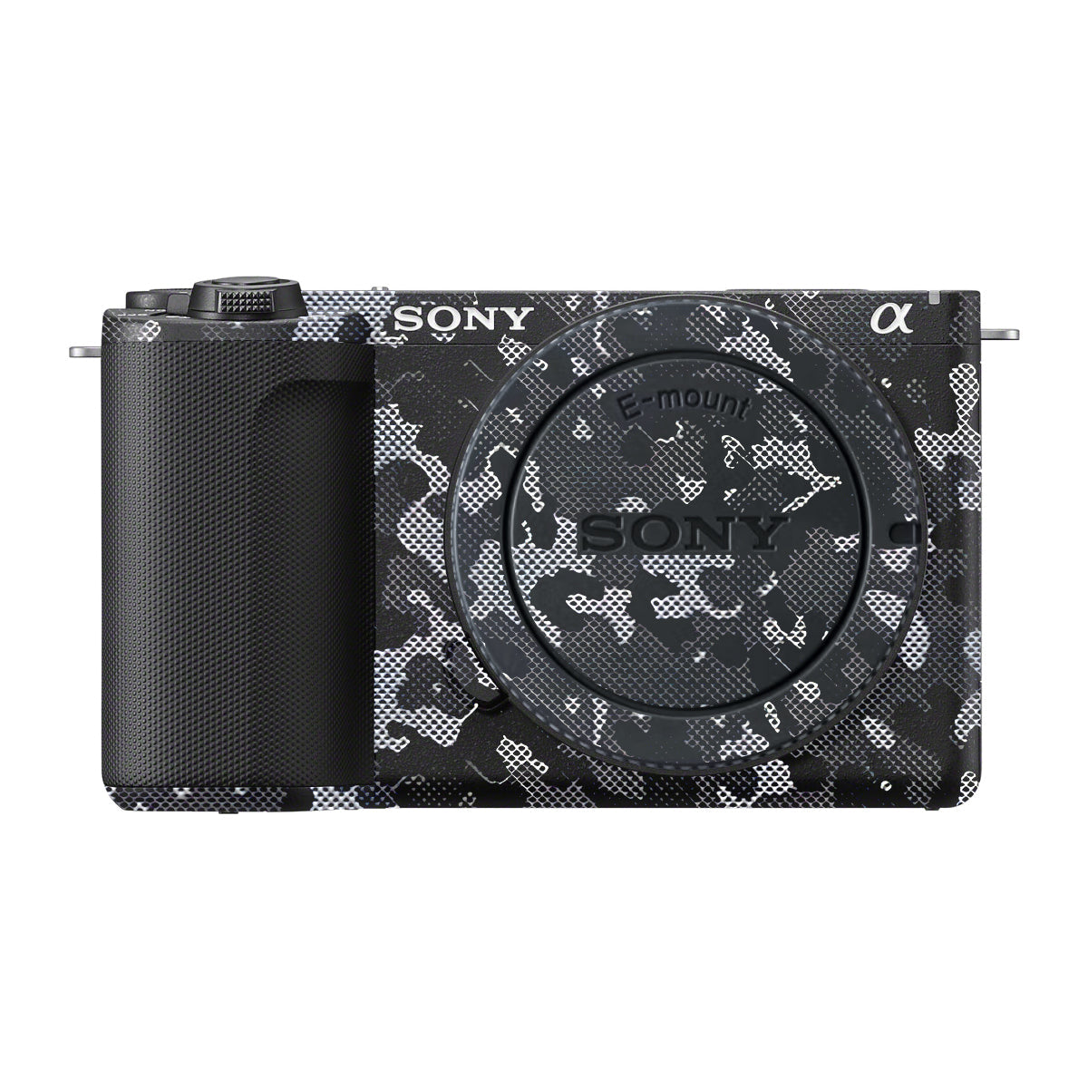 Stealth Grey Camo Sony ZV-E10 Mark II Camera Skin