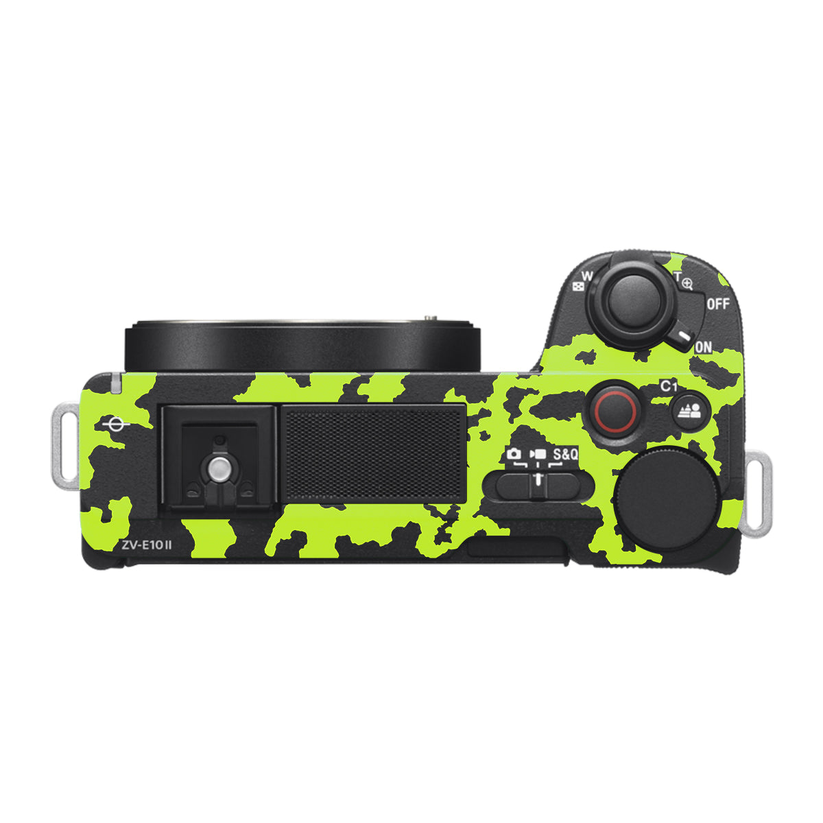 Neon Green Splatter Sony ZV-E10 Mark II Camera Skin