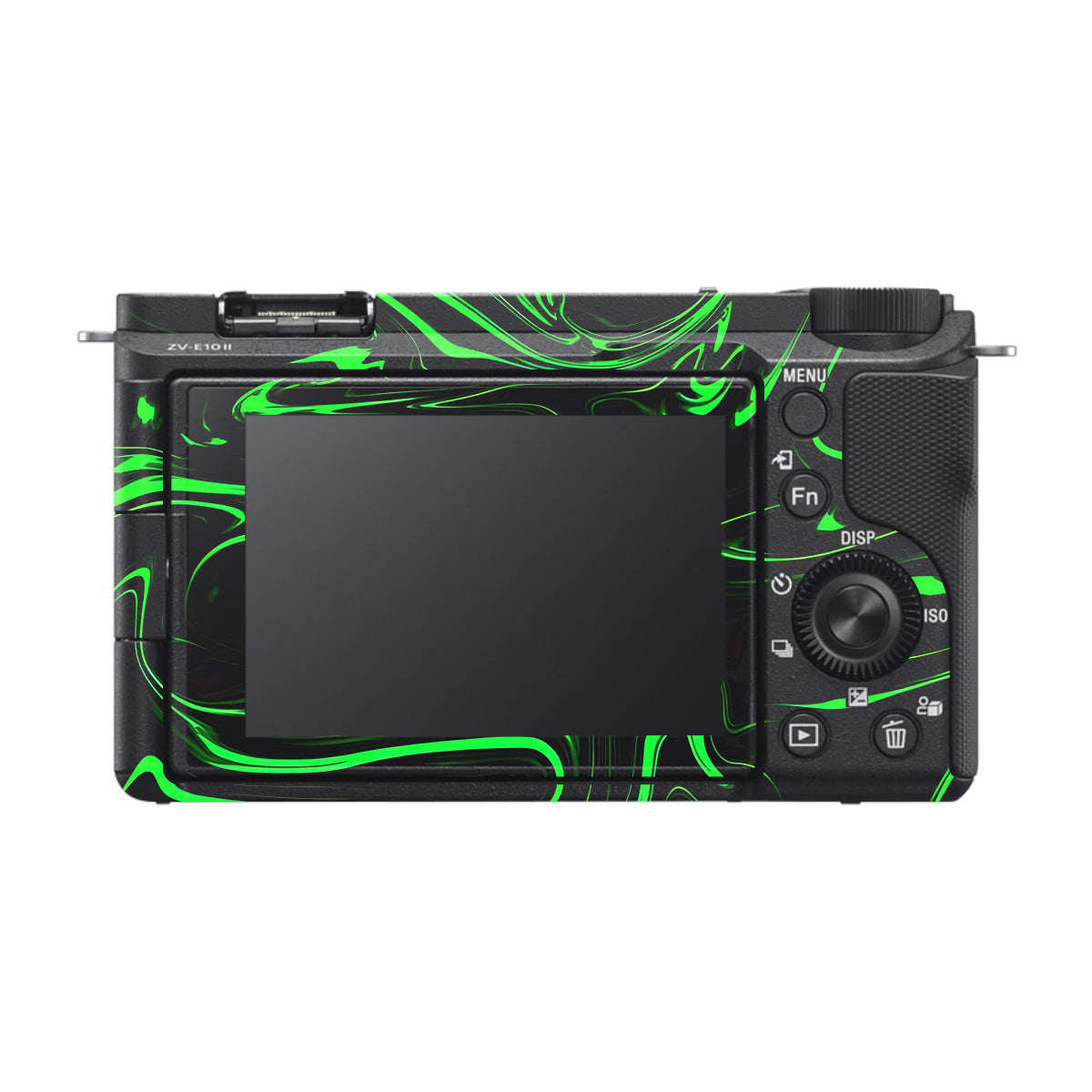 Green Liquid Pattern Sony ZV-E10 Mark II Camera Skin