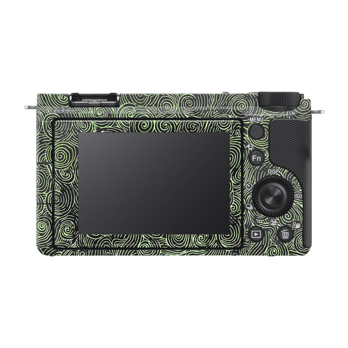 Green Spirals Sony ZV-E10 Mark II Camera Skin