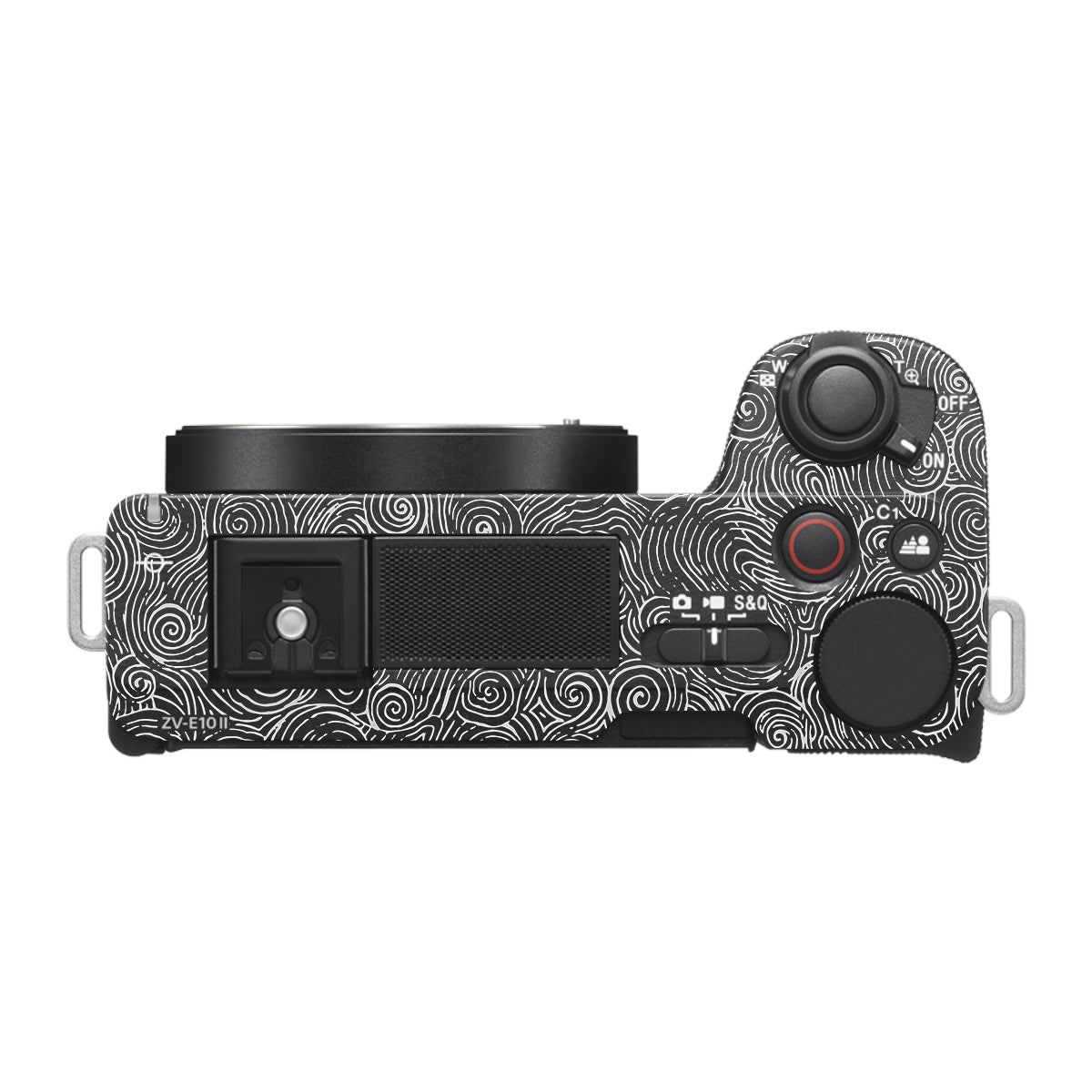 White Spirals Sony ZV-E10 Mark II Camera Skin