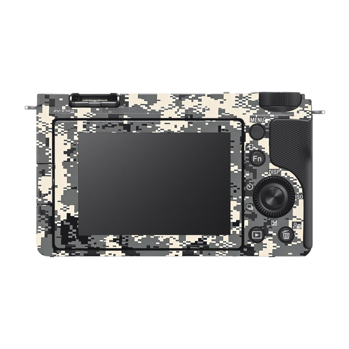 Grey Black Pixel Sony ZV-E10 Mark II Camera Skin