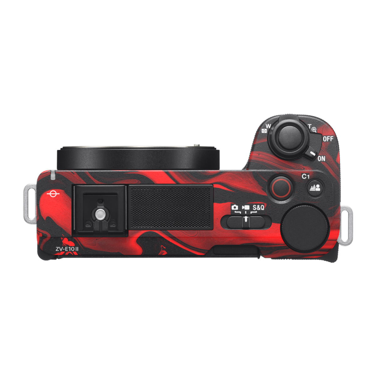Red Lava Flow Sony ZV-E10 Mark II Camera Skin