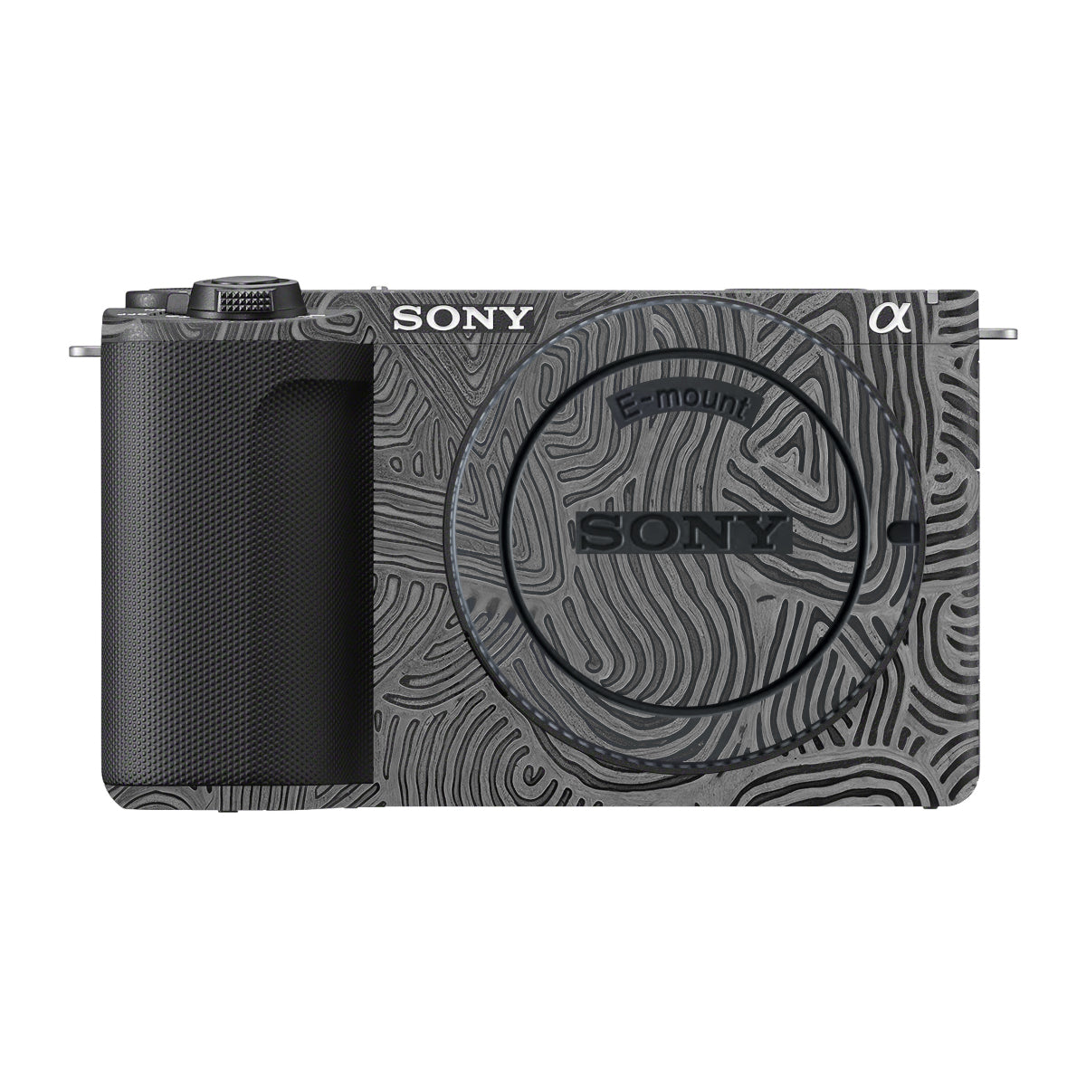 Monochrome Line Maze Sony ZV-E10 Mark II Camera Skin